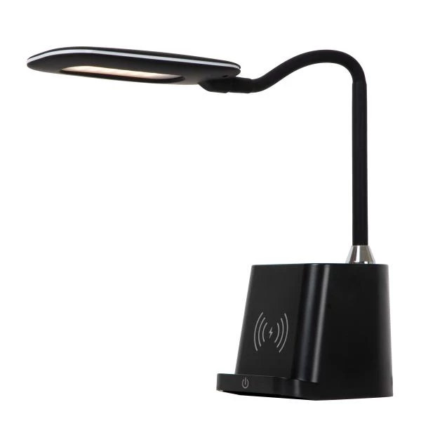 Lucide PENNY - Schreibtischlampe - LED Dim. - 1x4,7W 3000K - Mit kabellosem Ladegerät - Schwarz - detail 3